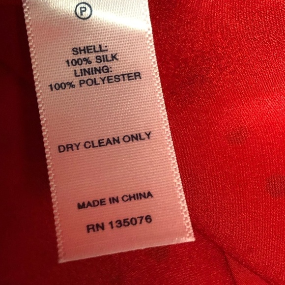 C Wonder Red silk polkadot dress - Picture 2 of 7